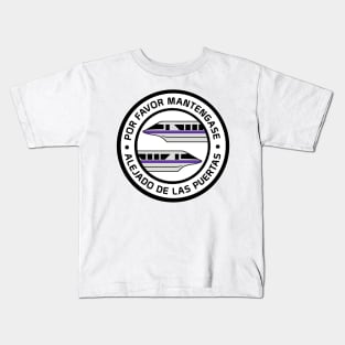 MonorailPorFavorPurple Kids T-Shirt